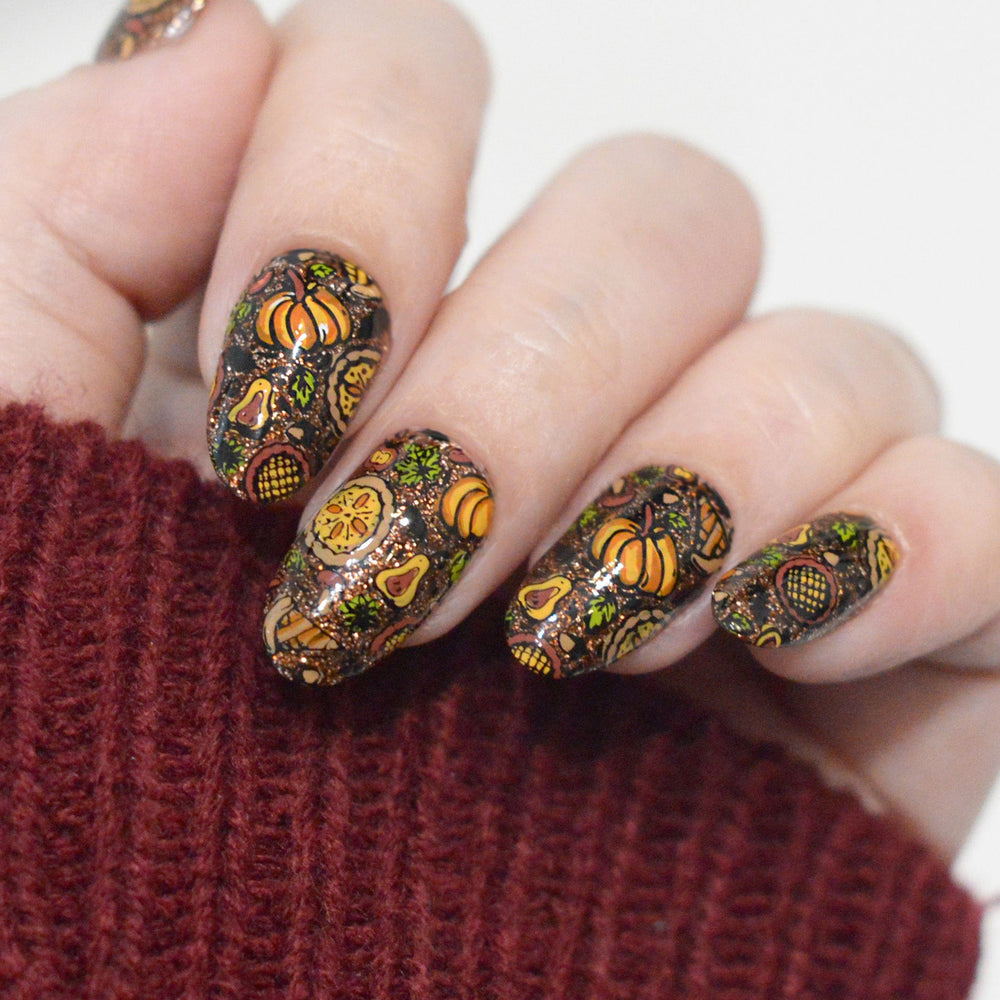 Give Thanks (M536) - Nail Stamping Plate