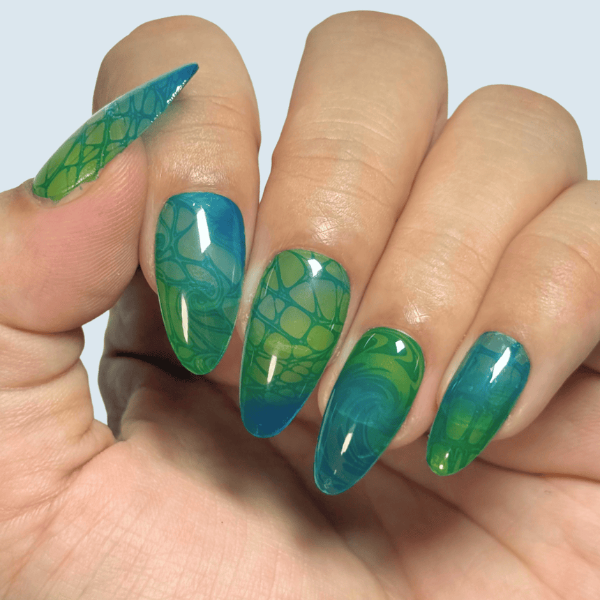 Glass Art (M718) - Nail Stamping Plate