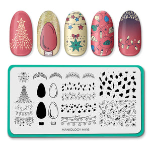 Gleaming Lights (M416) - Nail Stamping Plate