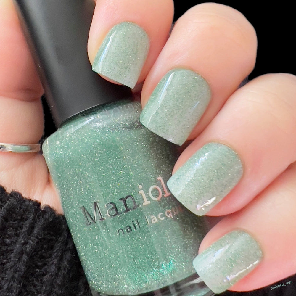 ILNP Fir Coat - Sultry Emerald Green Holographic Nail Polish Fir Coat 0.4  Fl Oz (Pack of 1)