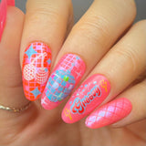 Glitz and Glimmer (M467) - Nail Stamping Plate