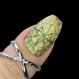 Globe Trotter (M621) - Nail Stamping Plate