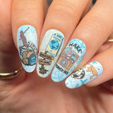 Globe Trotter (M621) - Nail Stamping Plate