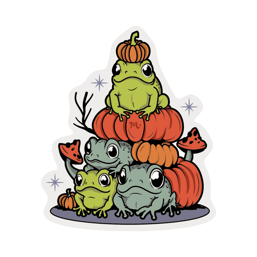 Gloomy Halloween - 3pc Vinyl Sticker Set