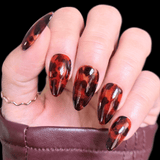 Gloss & Grain: Sienna Glaze (P187) - Reddish Brown Sheer Tint Nail Polish