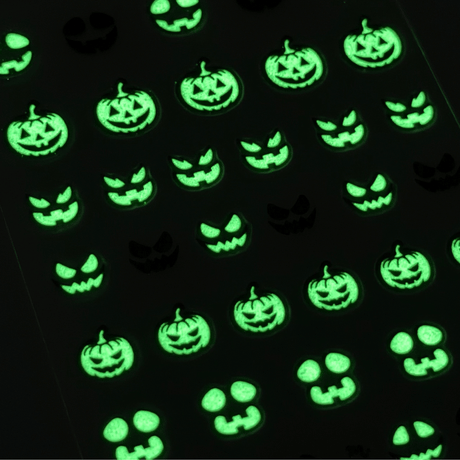 Glowing Gourds (MS-139) - Nail Art Sticker