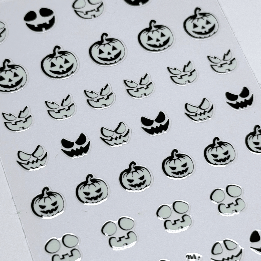 Glowing Gourds (MS-139) - Nail Art Sticker