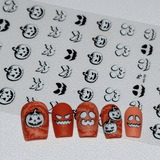 Glowing Gourds (MS-139) - Nail Art Sticker