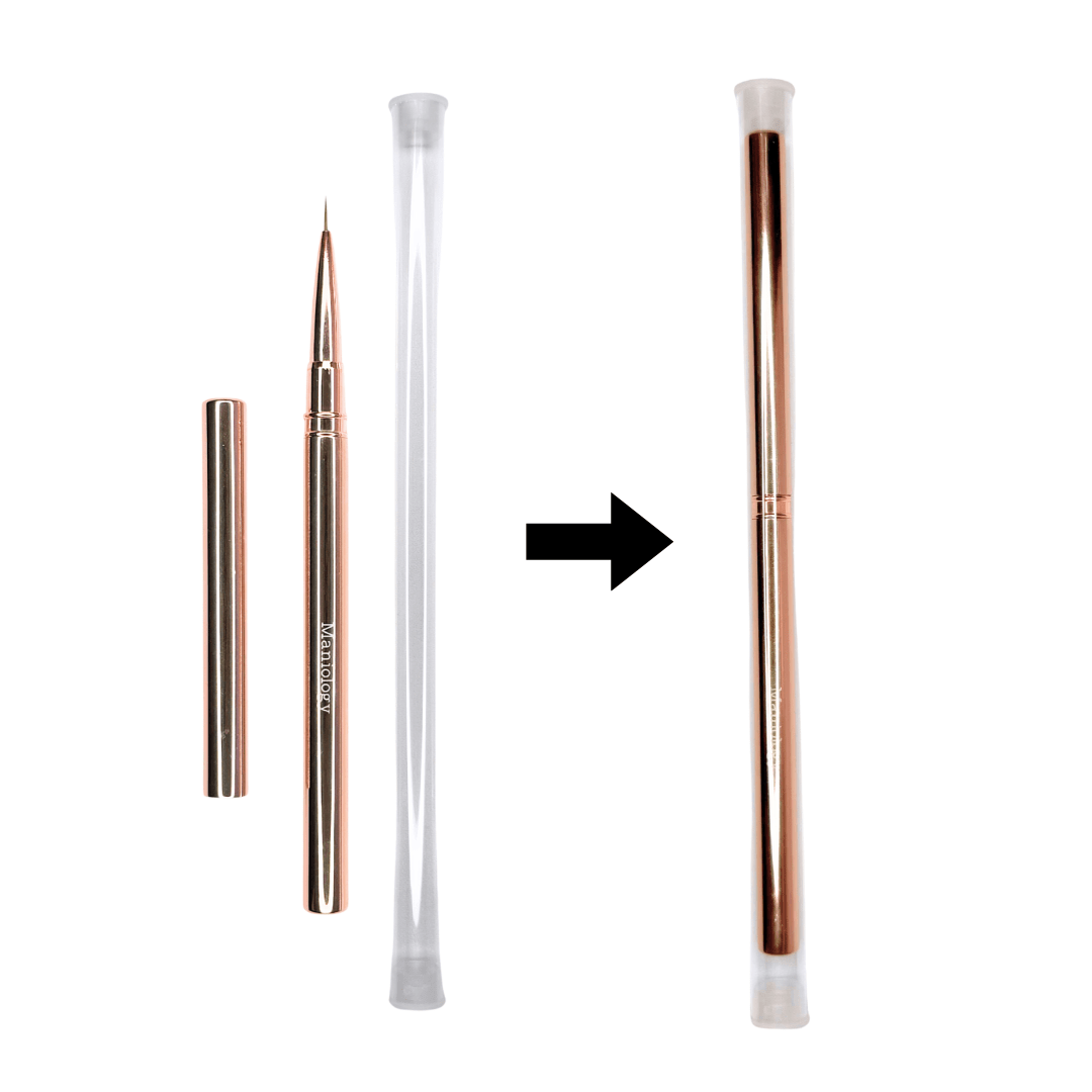 Pincel de Detalle Rose Gold