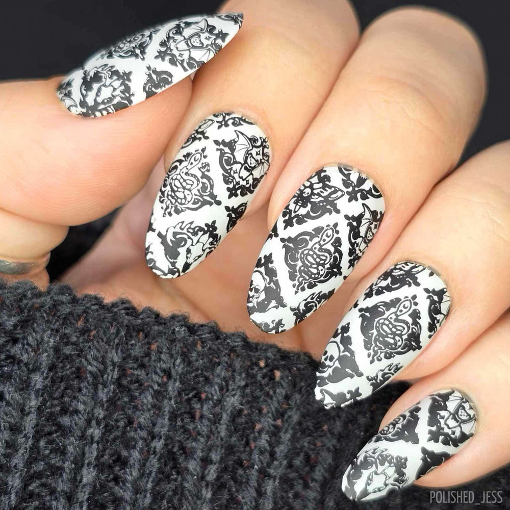 Gothic Gala (M513) - Nail Stamping Plate