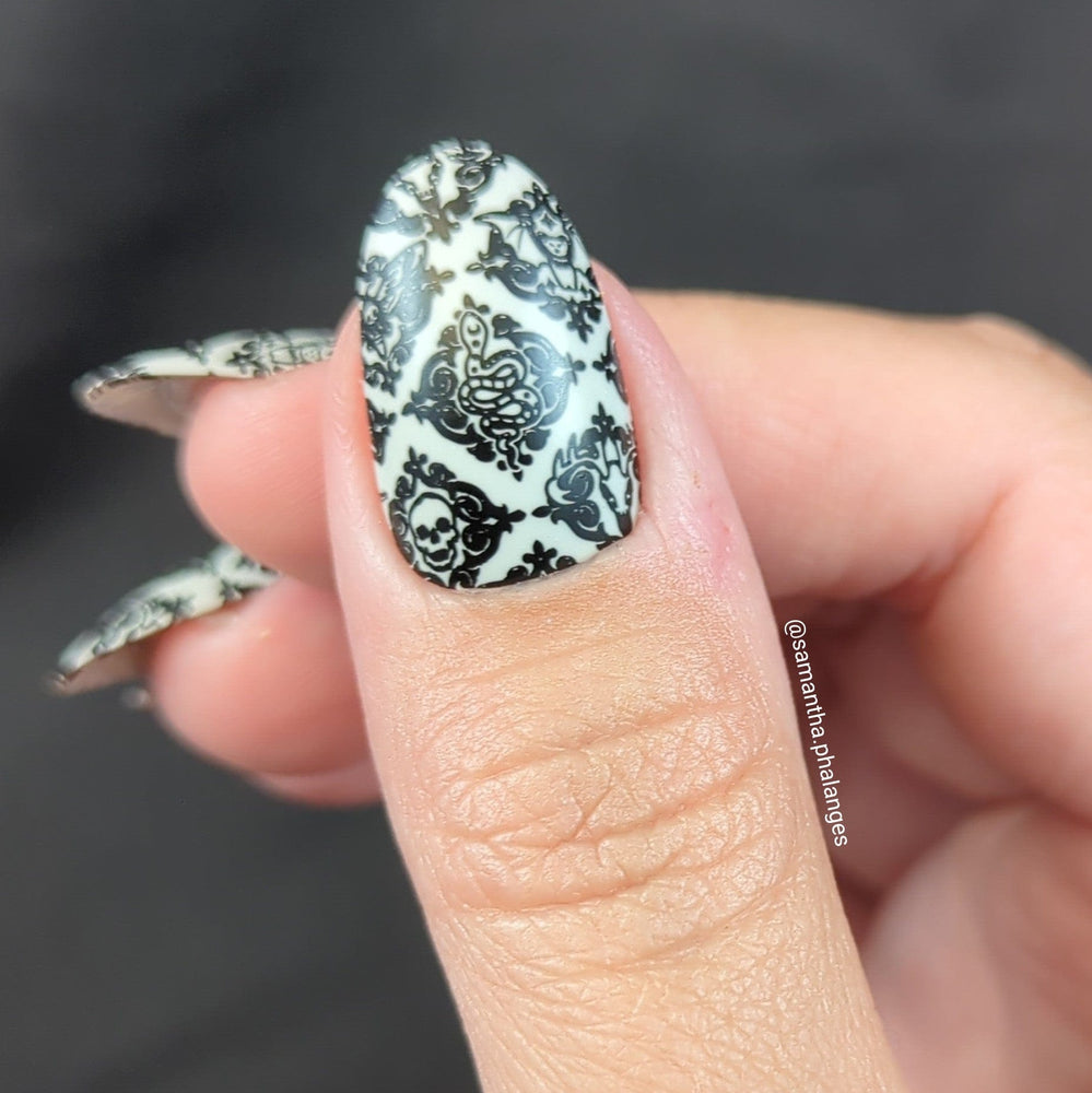 Gothic Gala (M513) - Nail Stamping Plate