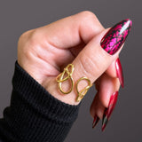 Gothic Glamour Press On Nails - Medium Almond