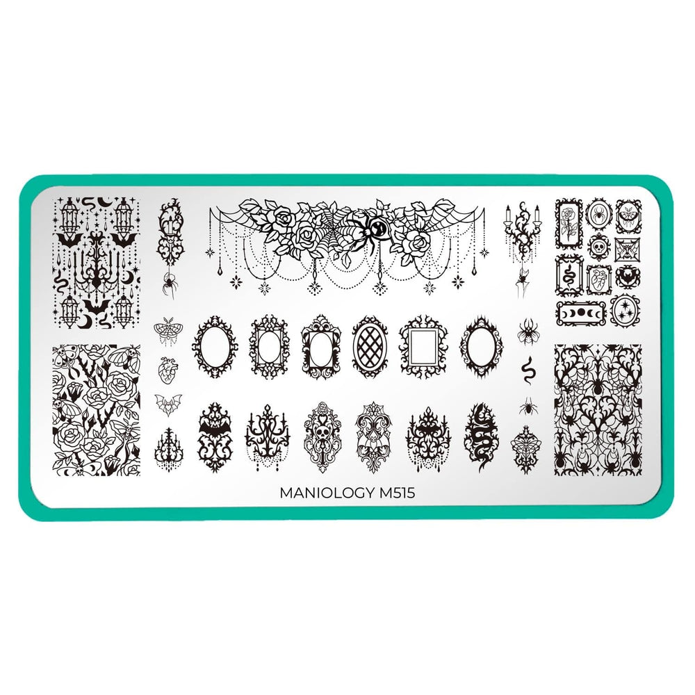 Gothic Grandeur (M515) - Nail Stamping Plate