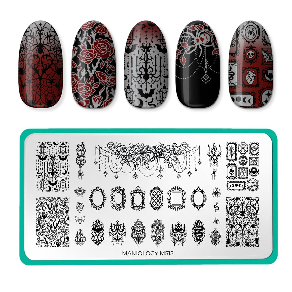 Gothic Grandeur (M515) - Nail Stamping Plate