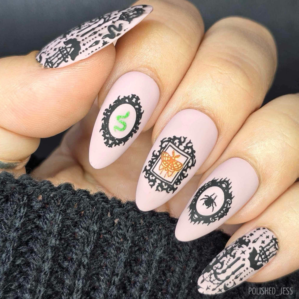 Gothic Grandeur (M515) - Nail Stamping Plate