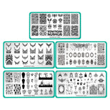 Gothic Halloween (M513-M517) - Set of 5 Nail Stamping Plates