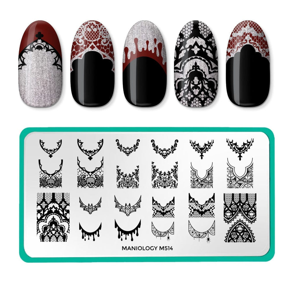 Gothic Halloween (M513-M517) - Set of 5 Nail Stamping Plates