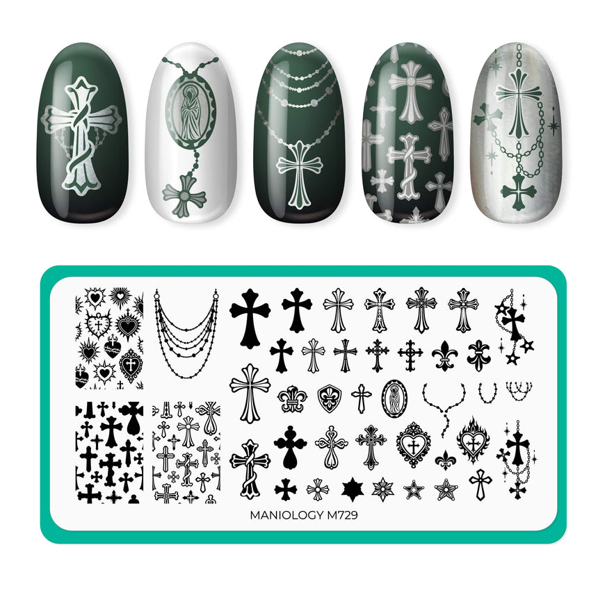 Gothica (M729) - Nail Stamping Plate