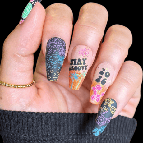 Groovy NY (M669) - Nail Stamping Plate