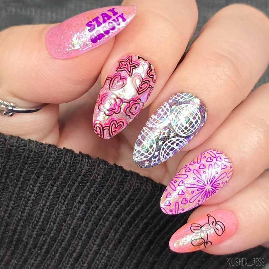 Groovy NY (M669) - Nail Stamping Plate