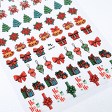 Happy Holidays (MS-117) - Nail Art Sticker