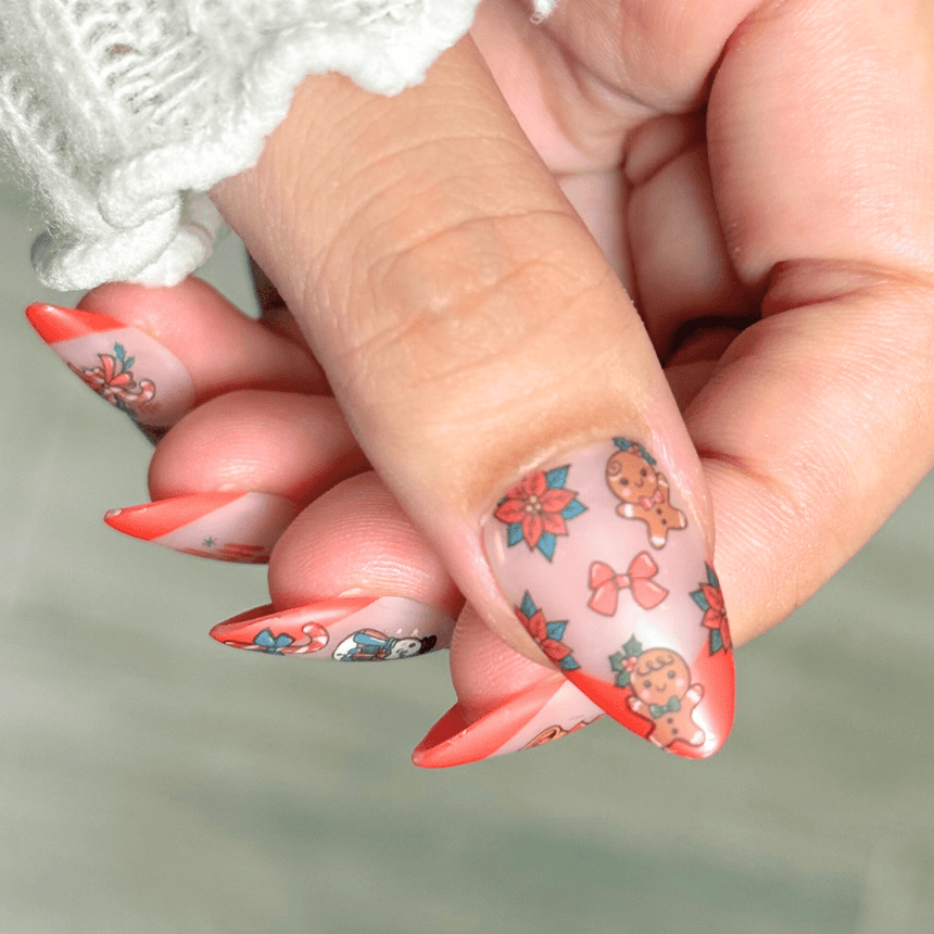 Happy Holidays (MS-117) - Nail Art Sticker