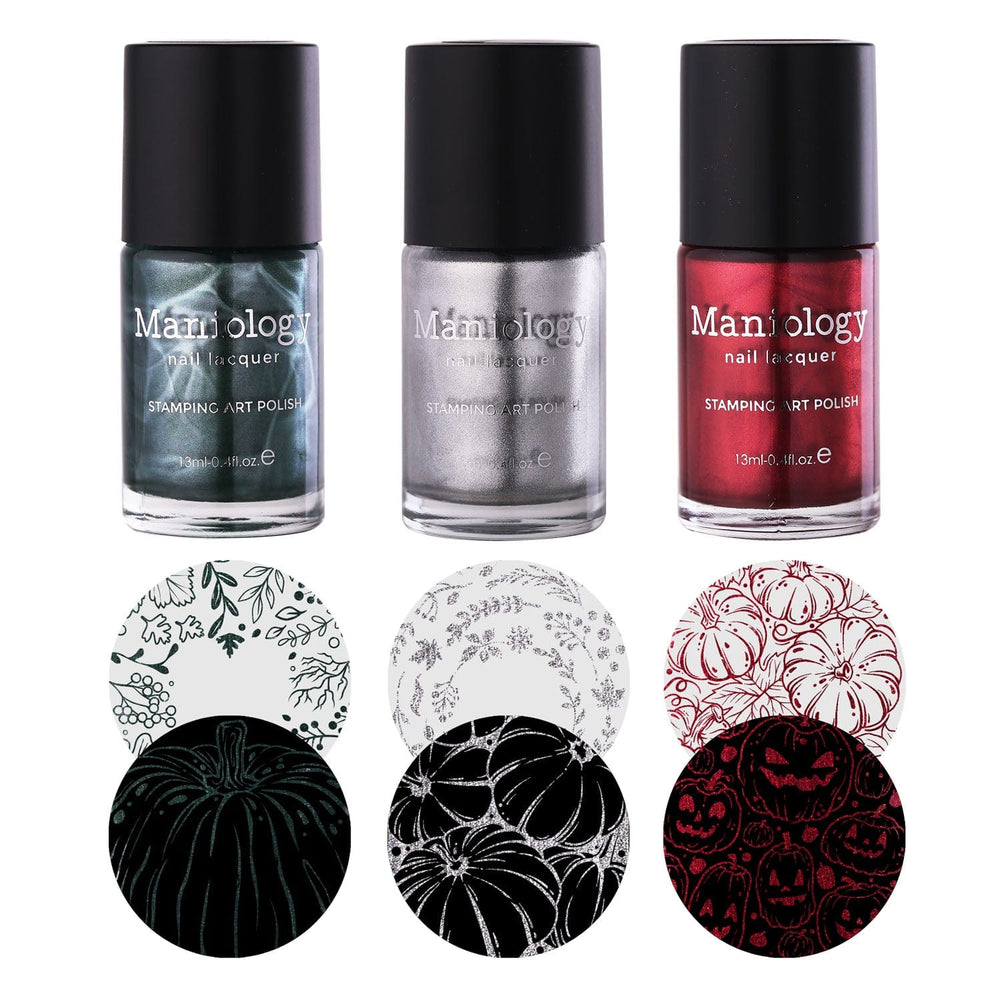 Harvest Hues: 3-Piece Metallic Stamping Polish Set