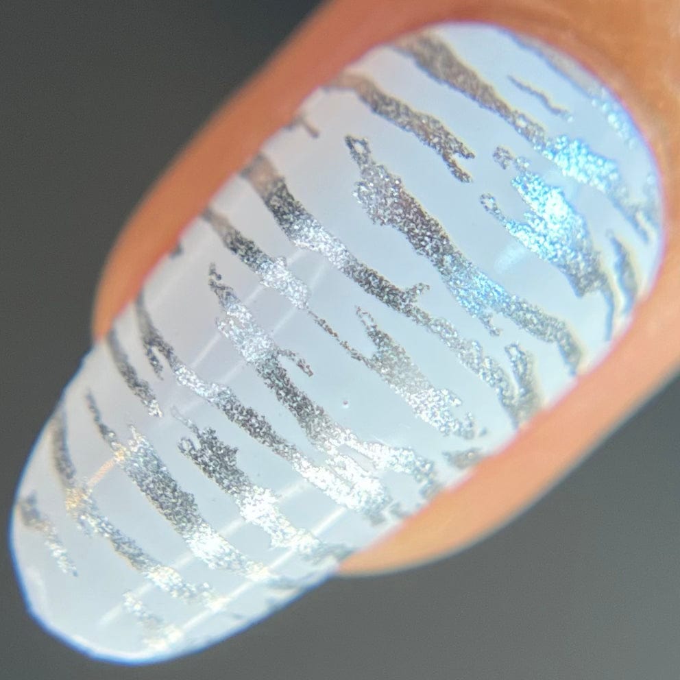 Harvest Hues: Silver Birch (B530) - Silver Metallic Stamping Polish