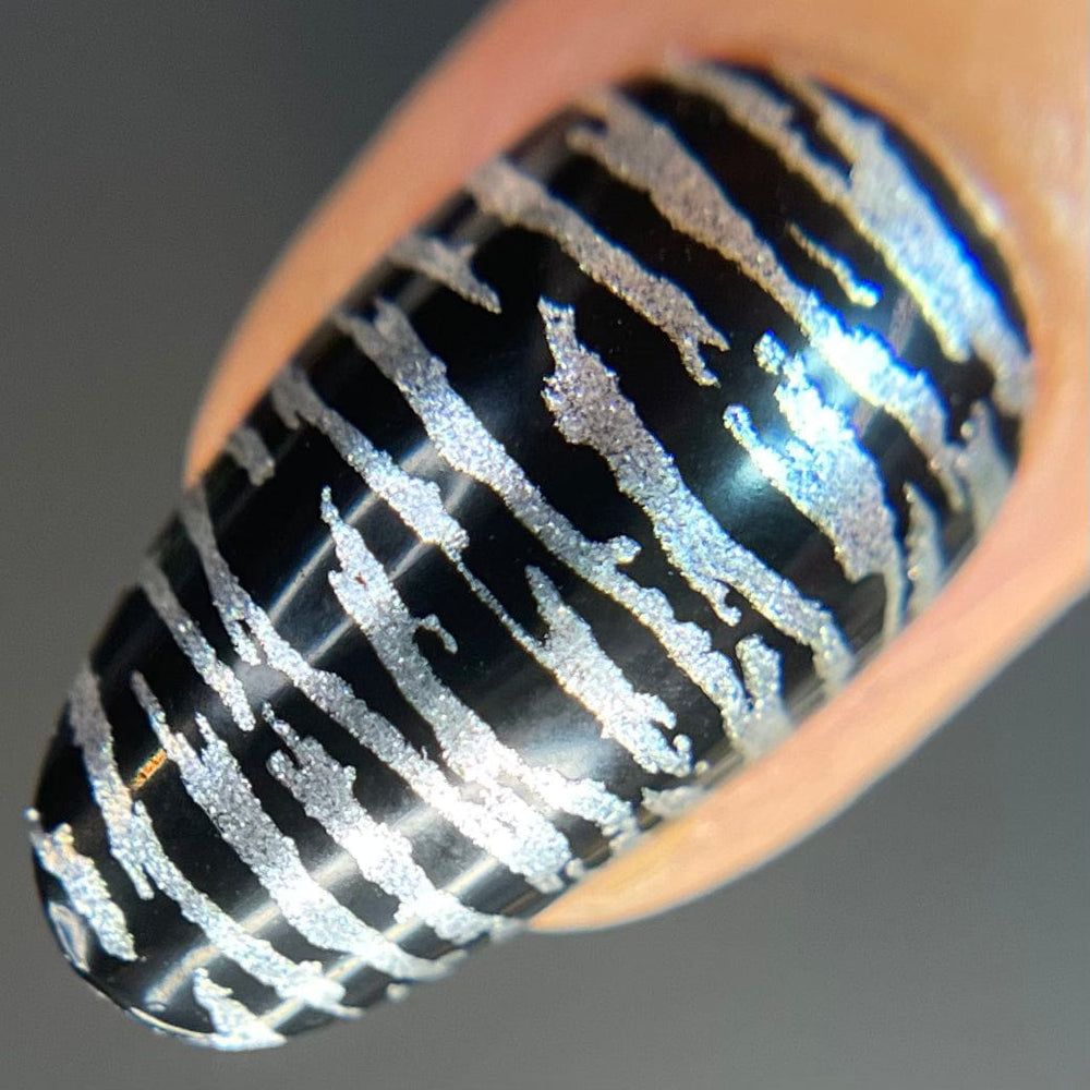 Harvest Hues: Silver Birch (B530) - Silver Metallic Stamping Polish