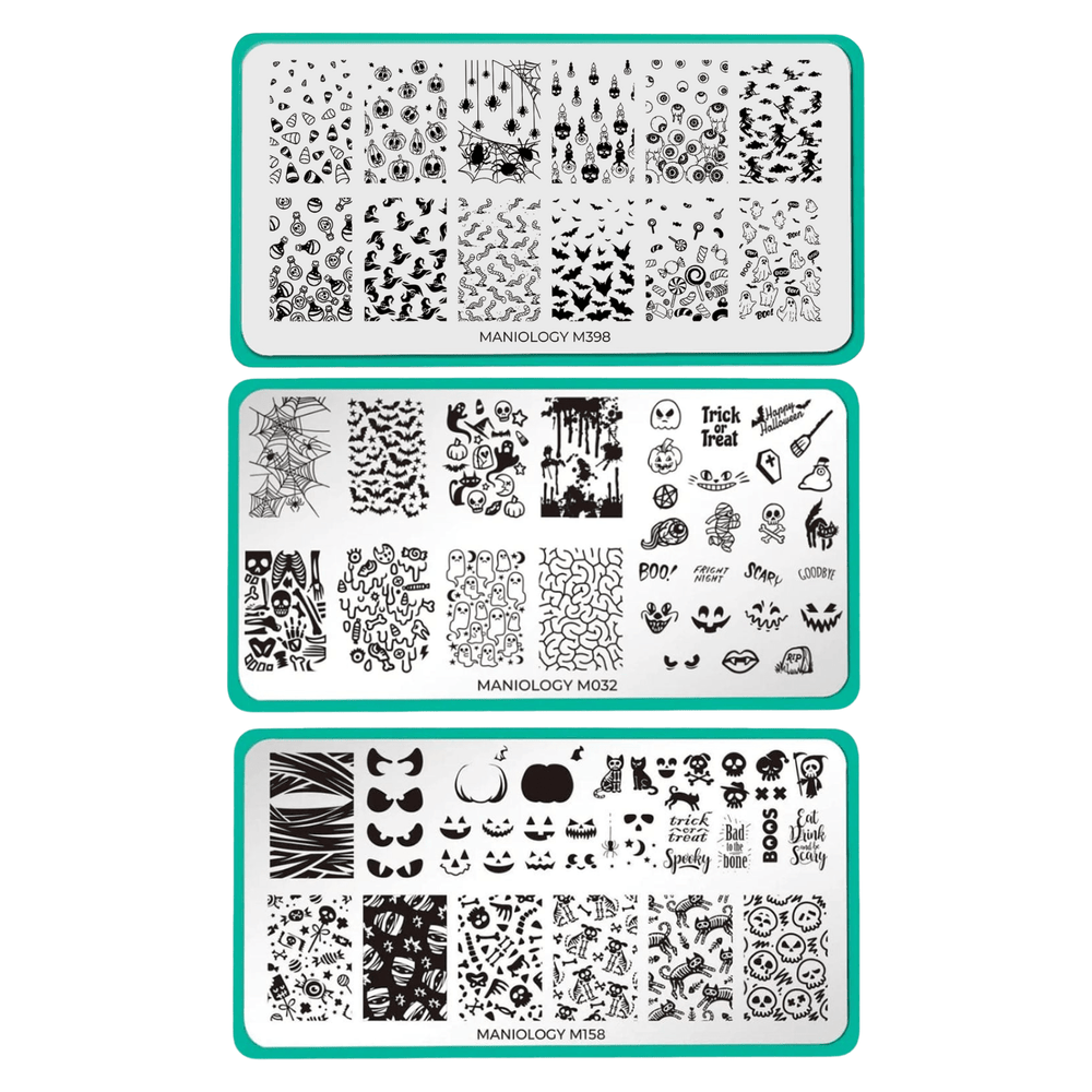 Haunted Nights: Set of 3 Nail Stamping Plates