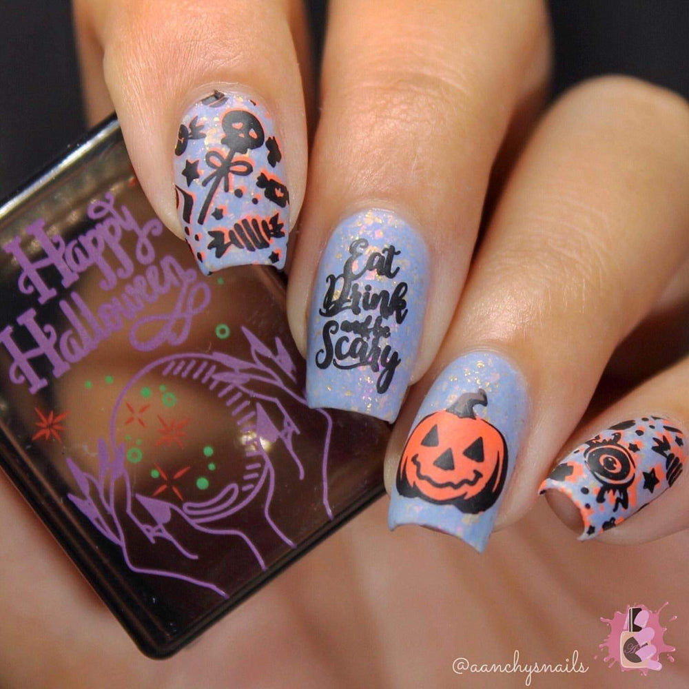 Haunted Nights: Set of 3 Nail Stamping Plates