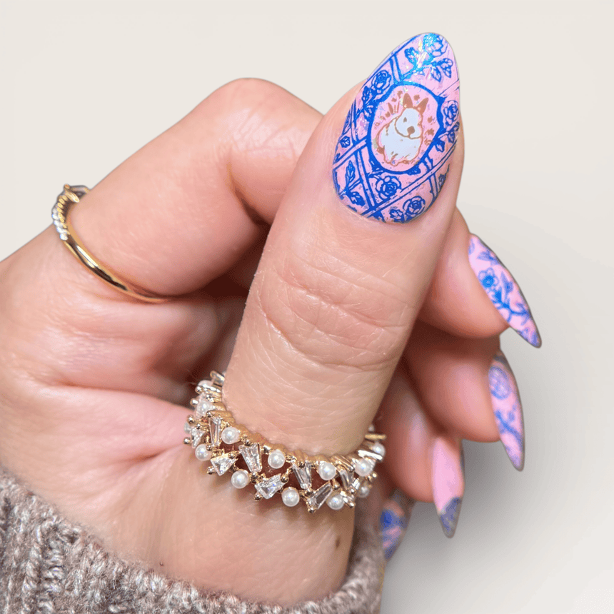 Heirloom Eggs (M682) - Nail Stamping Plate