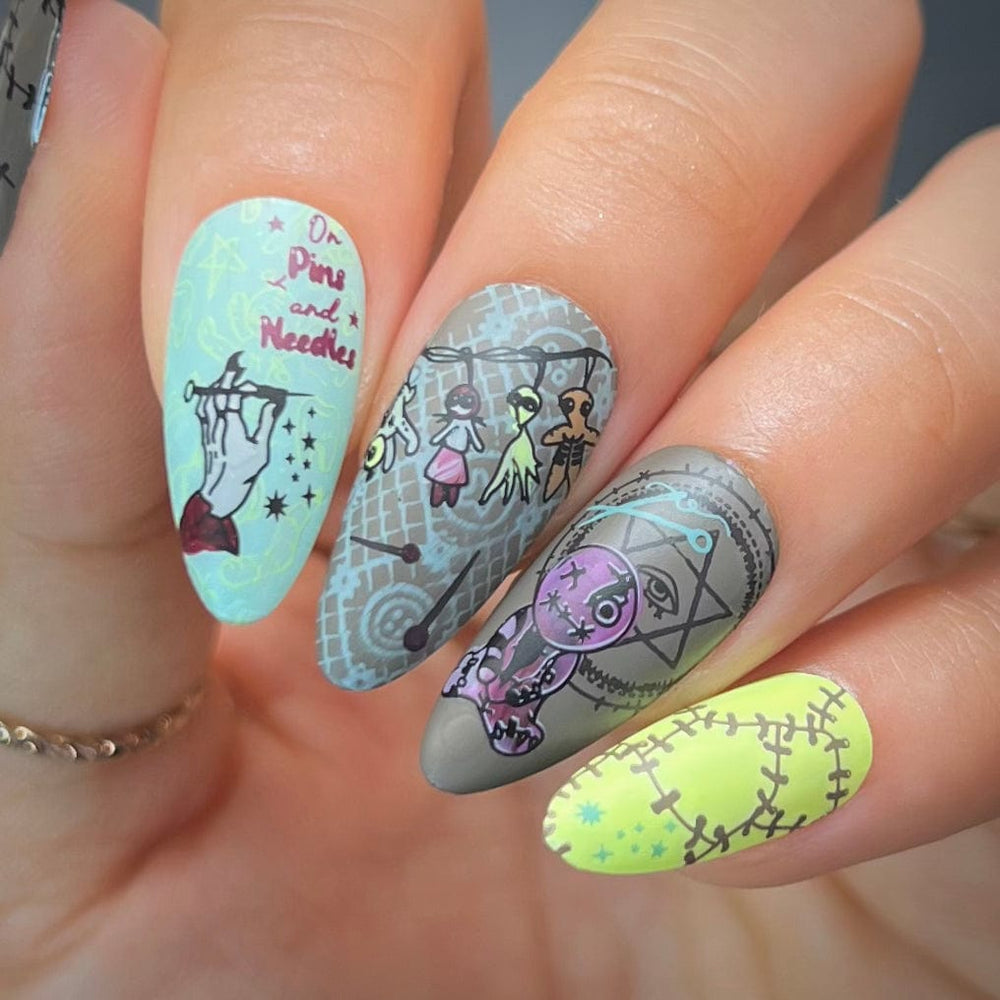 Hella Voodoo (M519) - Nail Stamping Plate