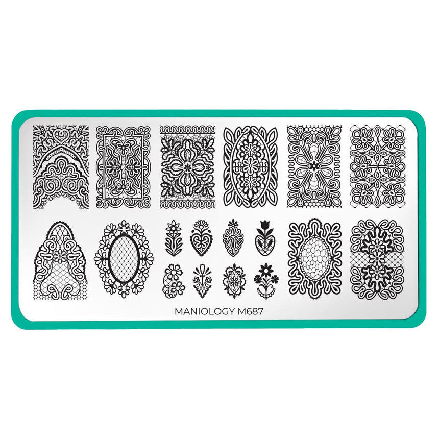 Heritage Lace (M687) - Nail Stamping Plate
