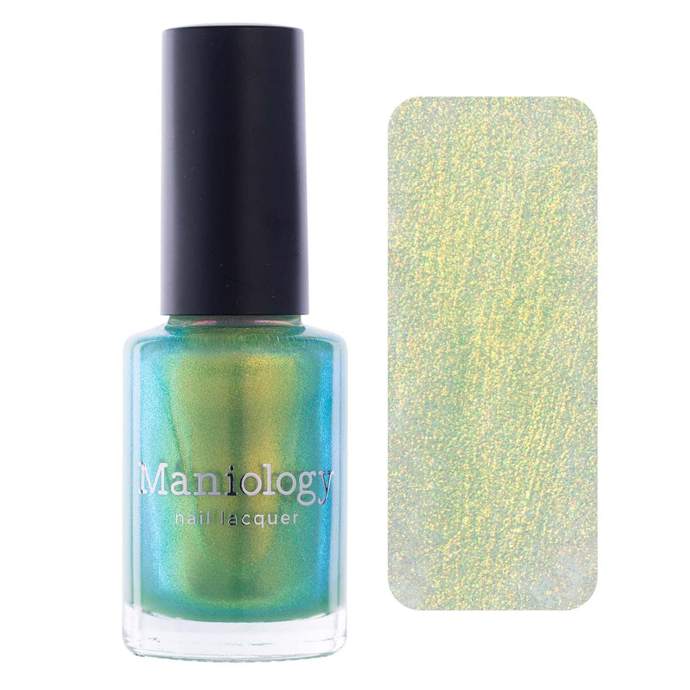 High Tide: Kelp Forest (P166) - Green Shimmering Jellies Nail Polish