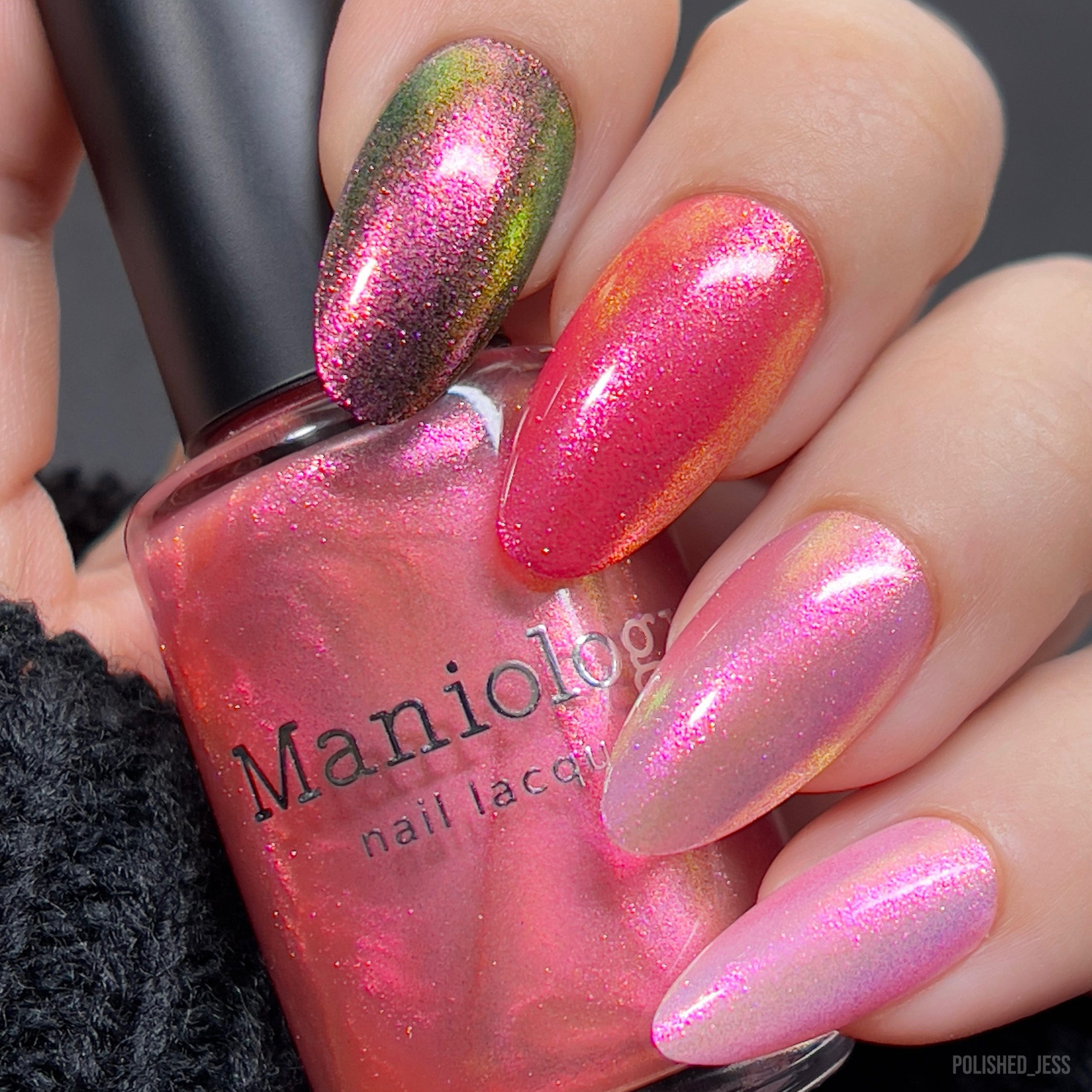 High Tide: Little Fish (P165) - Pink Shimmering Jellies Nail