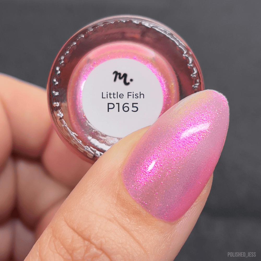 High Tide: Little Fish (P165) - Pink Shimmering Jellies Nail Polish