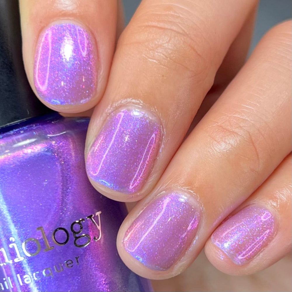 High Tide: Mermaid Tail (P167) - Purple Shimmering Jellies Nail Polish