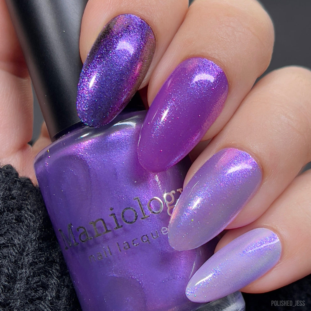 High Tide: Mermaid Tail (P167) - Purple Shimmering Jellies Nail Polish