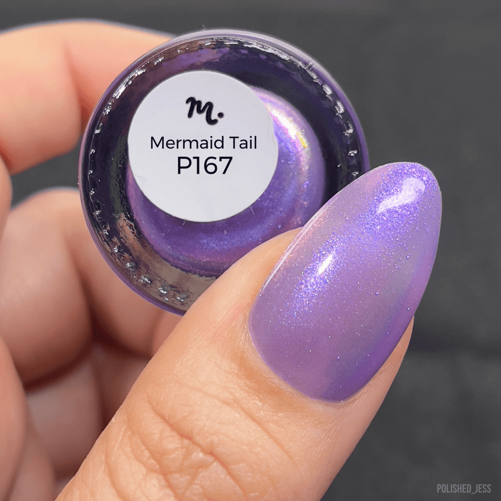 High Tide: Mermaid Tail (P167) - Purple Shimmering Jellies Nail Polish