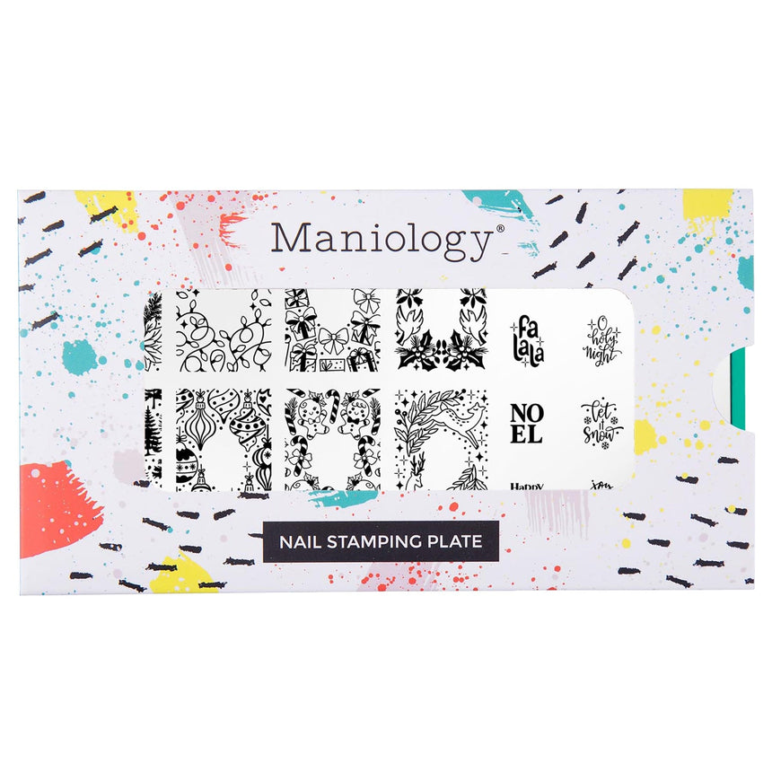 Holiday Greetings (M636) - Nail Stamping Plate