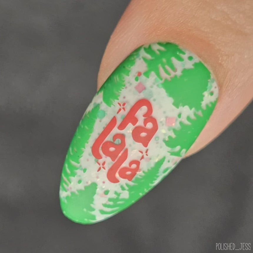 Holiday Greetings (M636) - Nail Stamping Plate