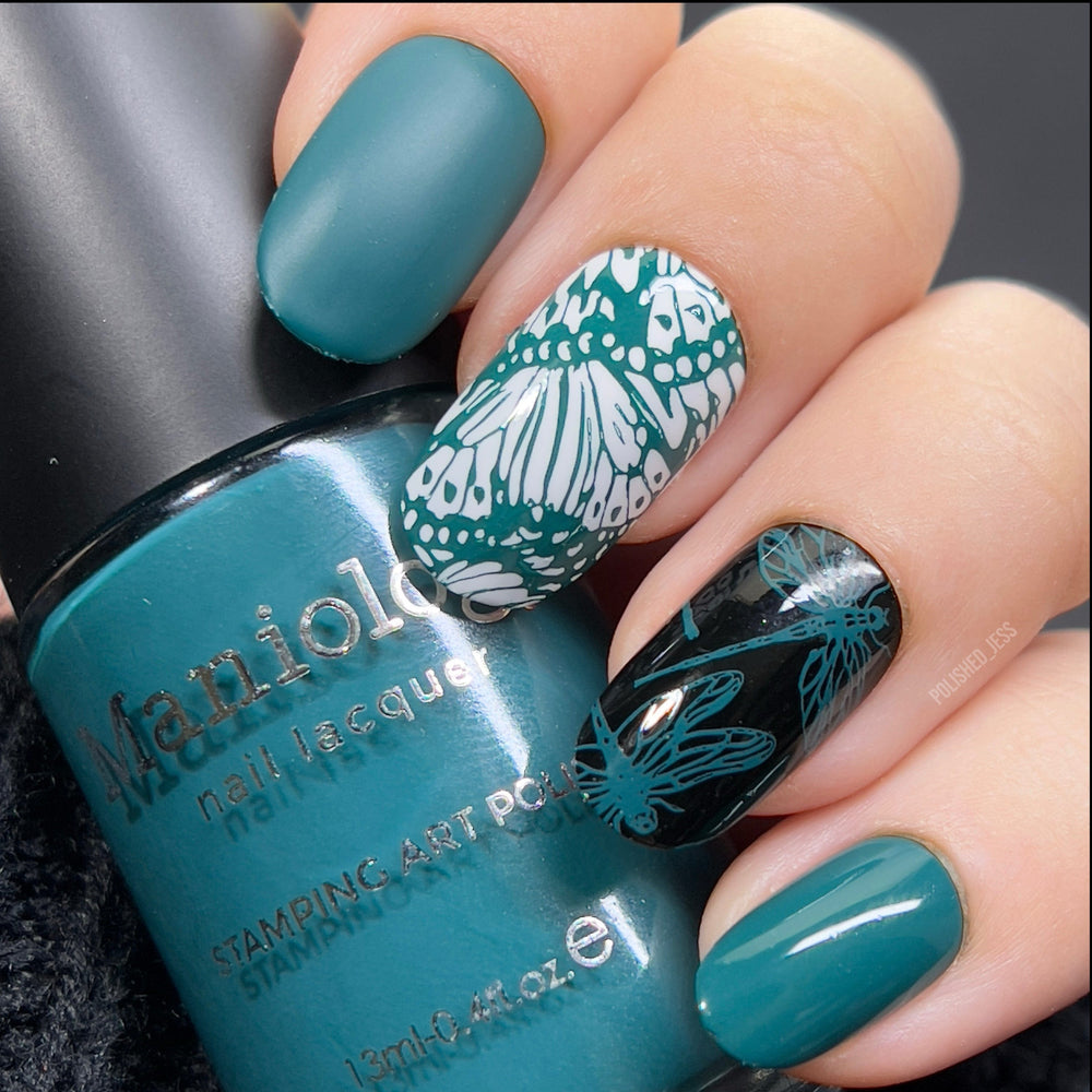 Honu (B391) - Teal Stamping Polish