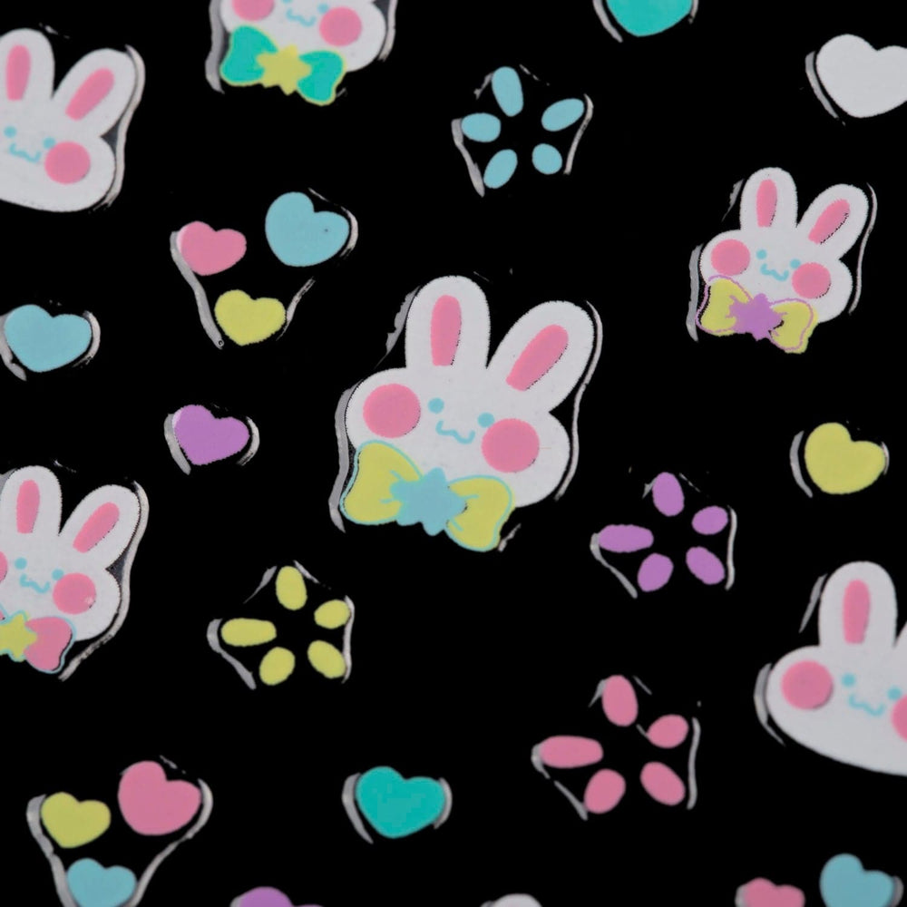 Hoppy Bunny (DP3543) - Spring Nail Art Sticker Sheet