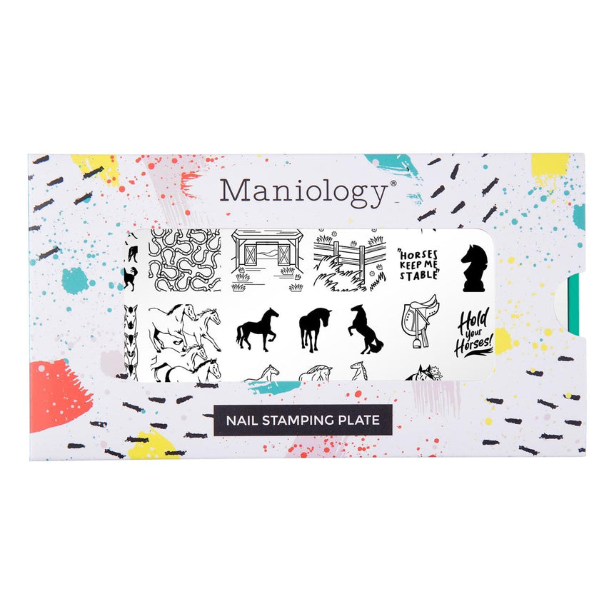 Giddy Up (M487) - Nail Stamping Plate