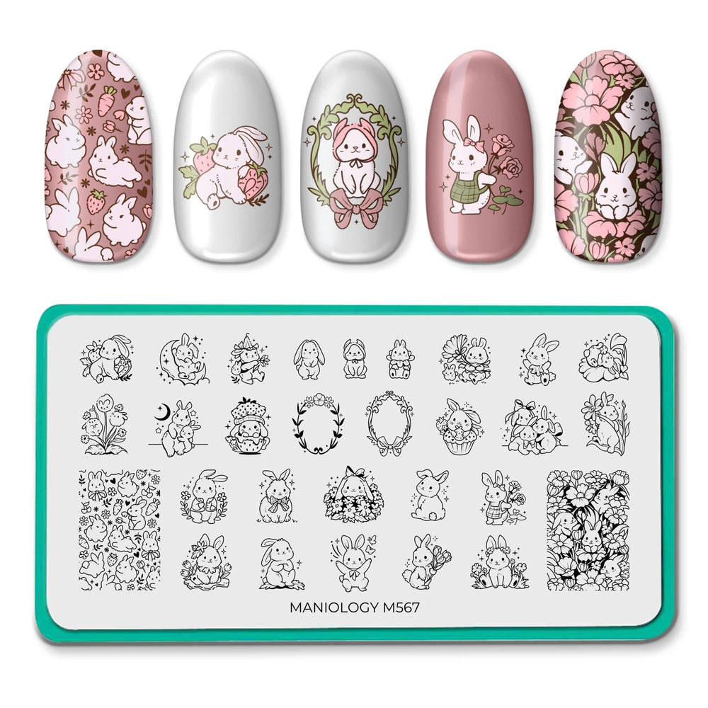 Hunny Buns (M567) - Nail Stamping Plate