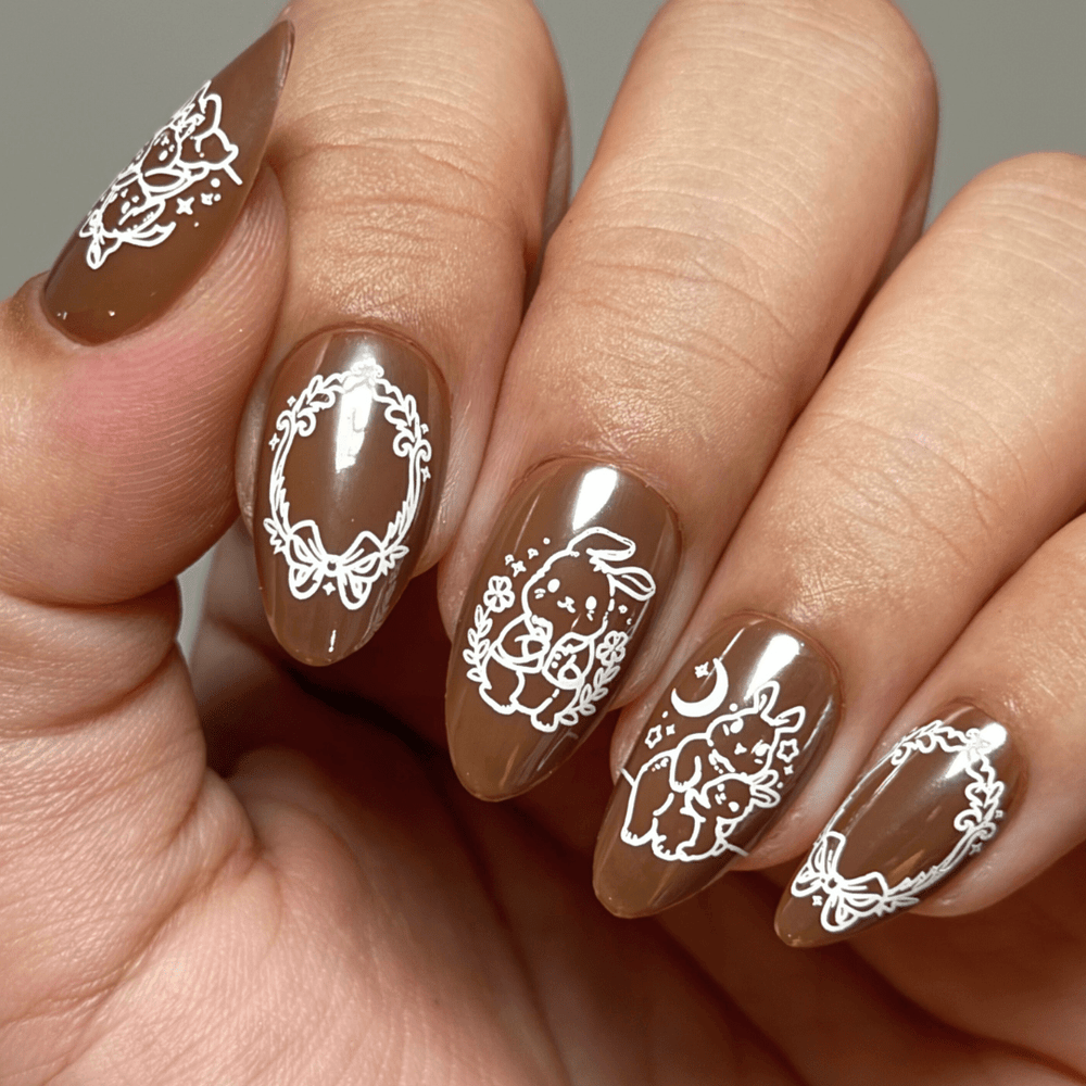 Hunny Buns (M567) - Nail Stamping Plate