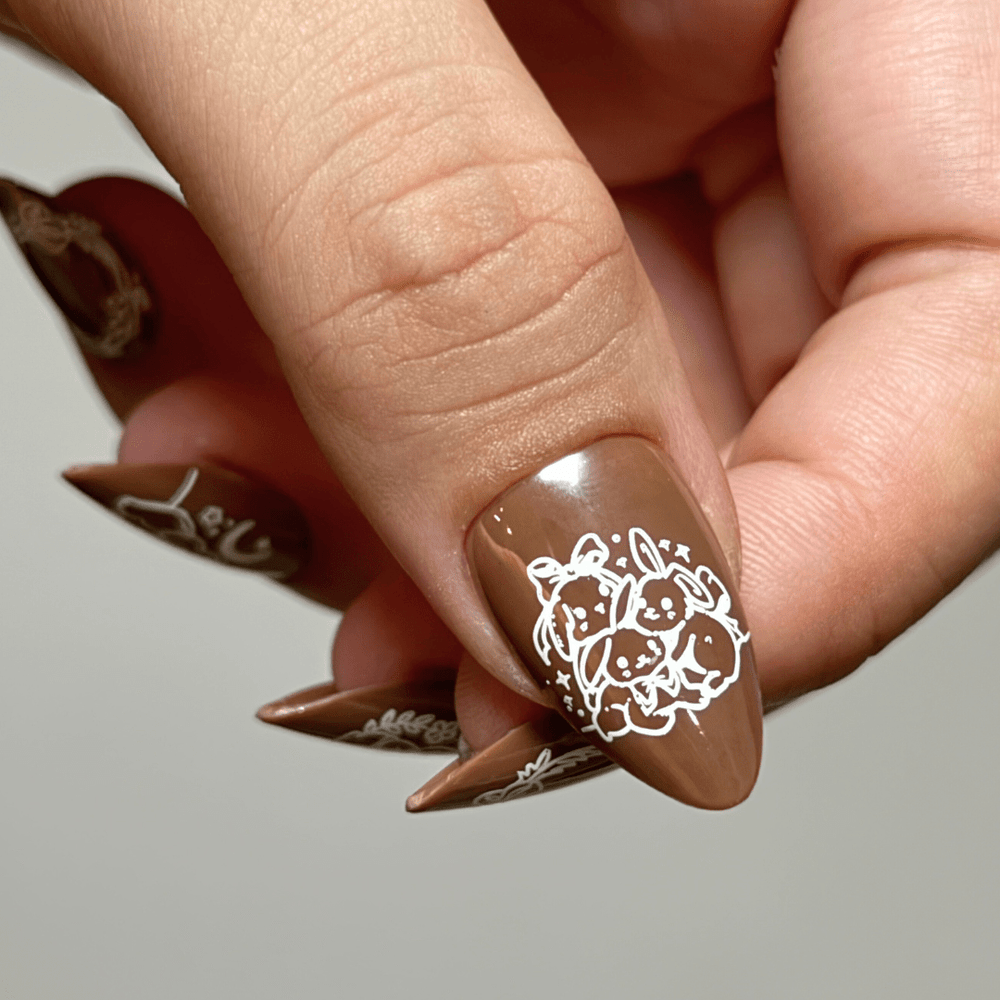 Hunny Buns (M567) - Nail Stamping Plate