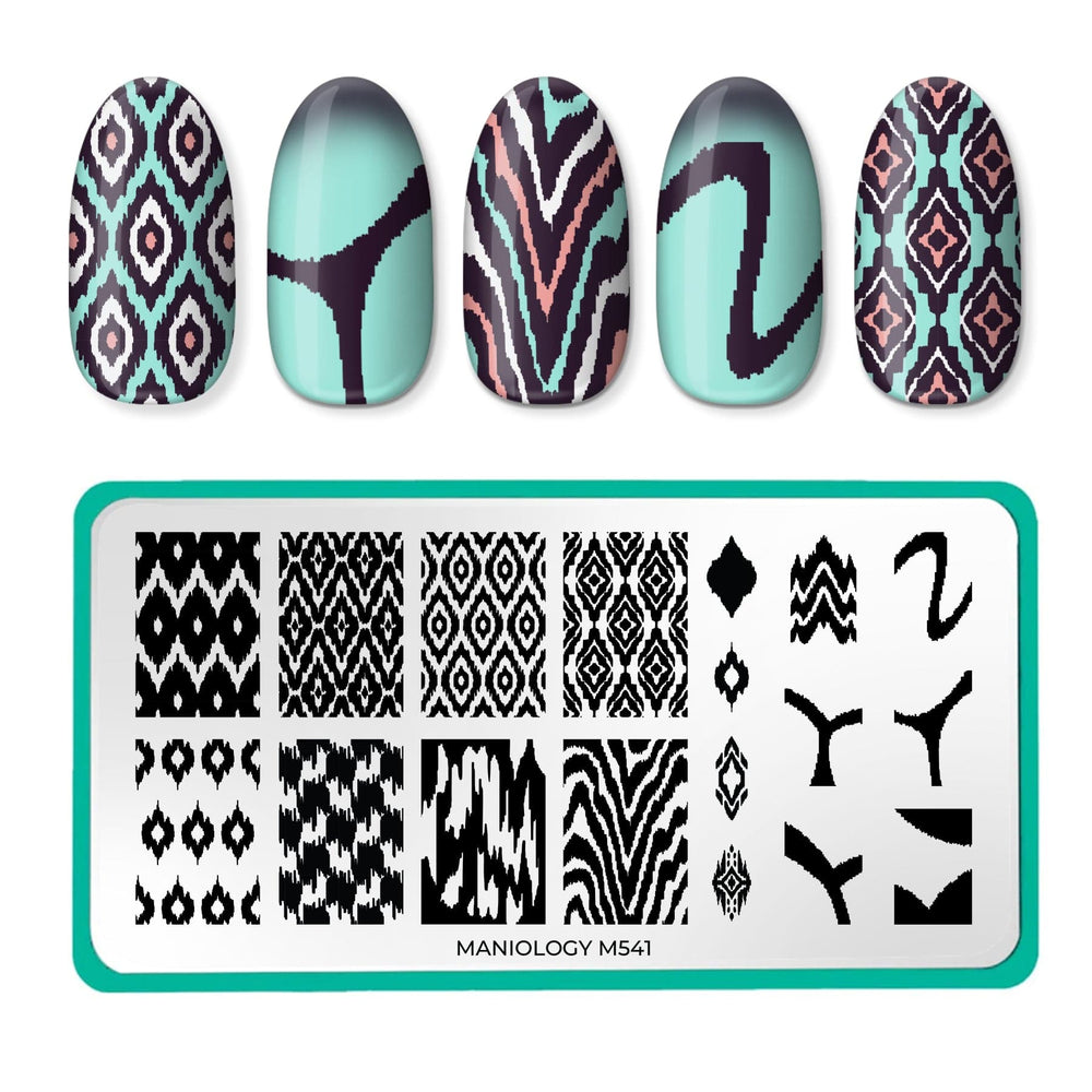 Ikat (M541) - Nail Stamping Plate