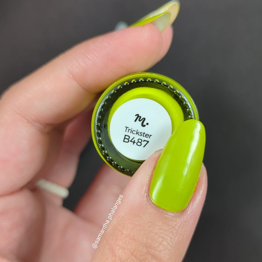 Illusionist: Trickster (B487) - Green Cream Stamping Polish